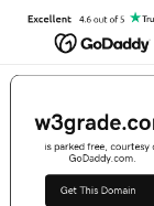Скриншот сайта w3grade.com
